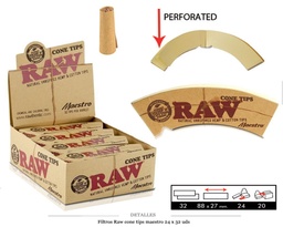 [113.08011] FILTRO RAW CONE TIPS MAESTRO 24X32 UDS