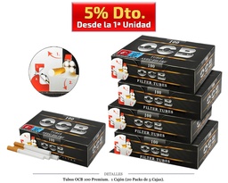 [113.100] TUBOS OCB 100 PREMIUM 5x100 20 PACKS