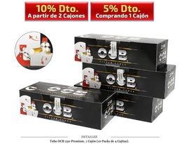 [113.250] TUBOS OCB 250 PREMIUM 4x250 10 PACKS