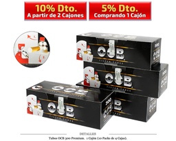 [113.303] TUBOS OCB 300 PREMIUM 4X300 10 PACKS