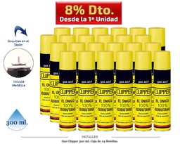 [114.500] GAS CLIPPER 300 ML 24 UDS