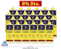 [114.975] GASOLINA CLIPPER 133 ML 24 UDS