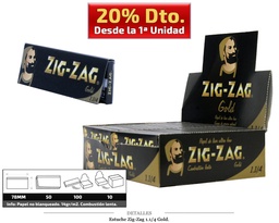 [115.097] ZIG-ZAG GOLD 1.1/4 100 UDS