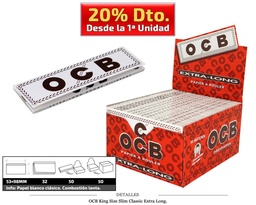 [115.10010] OCB KING SIZE SLIM CLASSIC 50 UDS