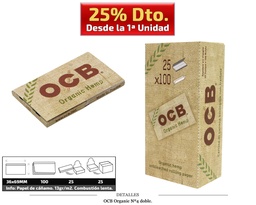 [115.10105] OCB DOBLE Nº4 ORGANIC 25 UDS