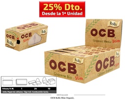 [115.10402] OCB ROLLS SLIM ORGANIC 24 UDS