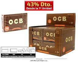 [115.10603] OCB BLOCS 300 1.1/4 VIRGIN 40 UDS