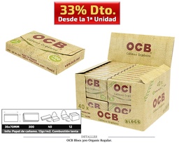 [115.10642] OCB BLOCS 300 70MM ORGANIC 40 UDS