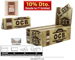 [115.126] OCB REGULAR Nº1 CRAFT UNBLEACHED 50 UDS