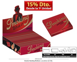 [115.320] SMOKING MEDIUM 1. 1/4 ARROZ 100 UDS
