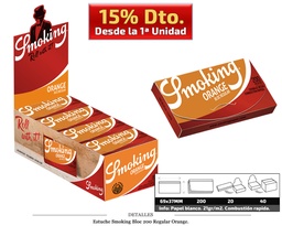 [115.354] SMOKING BLOC 200 REGULAR ORANGE 20 UDS