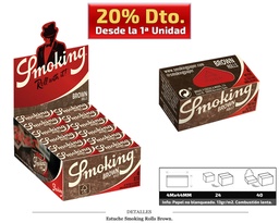 [115.393] SMOKING ROLLS BROWN 24 UDS