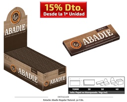 [115.411] ABADIE REGULAR NATURAL 50 UDS