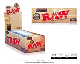 [115.500] RAW SINGLE WIDE Nº8 CLASSIC 50 UDS