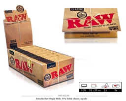 [115.510] RAW SINGLE WIDE Nº4 DOBLE CLASSIC 25 UDS