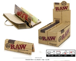 [115.530] RAW 1.1/4 CLASSIC + TIPS 24 UDS
