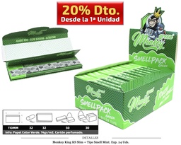 [115.60506] MONKEY KING KS SLIM+TIPS SMELL MINT 24 UDS