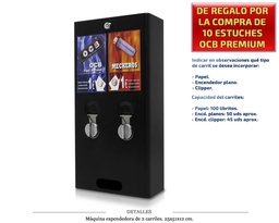 [116.002] MAQ EXPENDEDORA 2 CARRILES MONEDA 1 EURO 