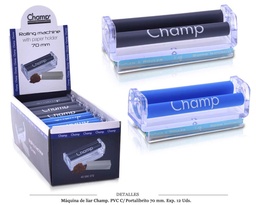 [116.072] MAQ LIAR CHAMP PVC C/PORTALIBRITO 70 MM 12 UDS