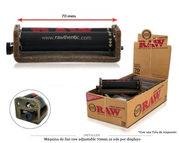 [116.10730] MAQ LIAR RAW ADJUSTABLE 70MM 12 UDS