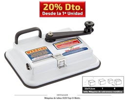[116.11900] MAQ TUBO OCB SOBREMESA TOPMATIC NEW 23x17 5 CM