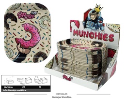 [116.261] BANDEJA MUNCHIES METALICA 14X18CM 20 UDS