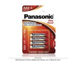 [117.178] PANASONIC PRO POWER ALK.LR03-1.5V B4/12B