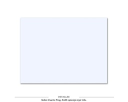 [118.18401] S. CUARTO PROG. A/D SAM 190X250 250 UDS