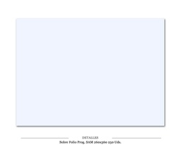 [118.40401] S.FOLIO PROG. A/D SAM 260X360 250 UDS