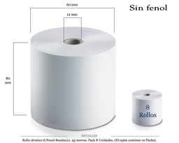 [119.051] ROLLO TERMICO S/ FENOL 80X60X12 MM 43 M 8 UDS