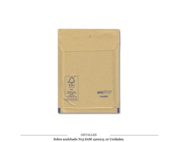 [119.1302] SOBRE ACOLCHADO SAM N13 150X215 10 UDS