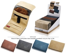 [121.059] BOLSA TABACO CHAMP P-PIEL POCKET 11X7,5 CM 12 UDS