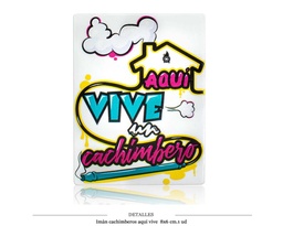 [124.32001] IMAN CACHIMBERO 3D SAPIENS AQUI VIVE 1 UD