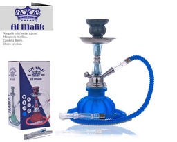 [124.52608] NARGUILE AL-MALIK RABAT BLUE STORM 25CM 1 UD