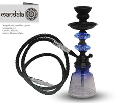 [124.53022] NARGUILE MANDALA CRISTAL MINI NEW BLUE 30CM 1MG