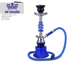 [124.53508] NARGUILE AL-MALIK TAZA BLUE 35CM 1 UD