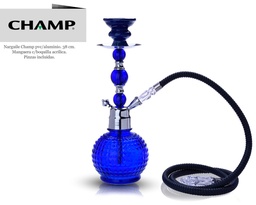 [124.53809] NARGUILE CHAMP TEMARA BLUE 38CM 1MG
