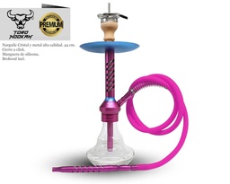 [124.54423] NARGUILE TORO HOOKAH TWISTER ROSA 44 CM