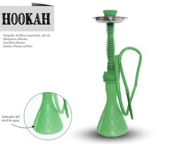 [124.54614] NARGUILE UNBREAKABLE VERDE 46 CM