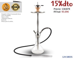[124.58035] NARGUILE AL-MANI COMMANDO 80 CM
