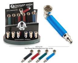 [124.60202] PIPA MET CHAMP WINDING 9 CM 12 UDS