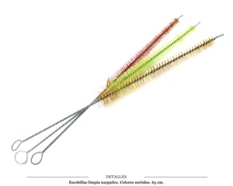 [124.70003] ESCOBILLA LIMPIA NARGUILE ESTRECHA 65 CM 1 UD