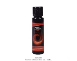 [124.71901] COLORANTE SHISHA EFECTO METALICO ROJO 50 ML 1 UD