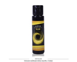 [124.71905] COLORANTE SHISHA EFECTO METALICO AMARILLO 50ML 1 UD