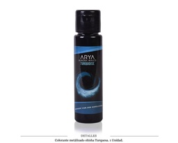 [124.71907] COLORANTE SHISHA EFECTO METALICO TURQUESA 50ML 1 UD