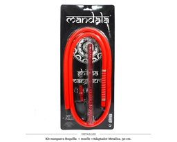[124.72151] KIT MANDALA MANGUERA+BOQUILLA+MUELLE+ADAPTADOR RED 1 UD