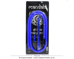 [124.72153] KIT MANDALA MANGUERA+BOQUILLA+MUELLE+ADAPTADOR BLUE 1 UD