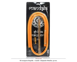 [124.72158] KIT MANDALA MANGUERA+BOQUILLA+MUELLE+ADAPTADOR GOLD 1 UD