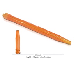 [124.72412] BOQ + ADAPTADOR GOLDEN RIVER NARANJA 29 CM