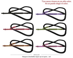 [124.72903] MANGUERA DESECHABLE NARGUILE NEGRAS 150 CM 1 UD